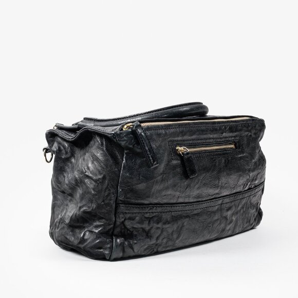 Givenchy Distressed Black Pandora Leather Bag - Picture 11 of 14